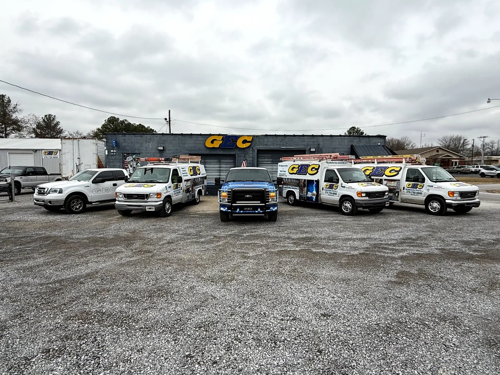 The Gallimore Electrical Contractors fleet — Murray, KY